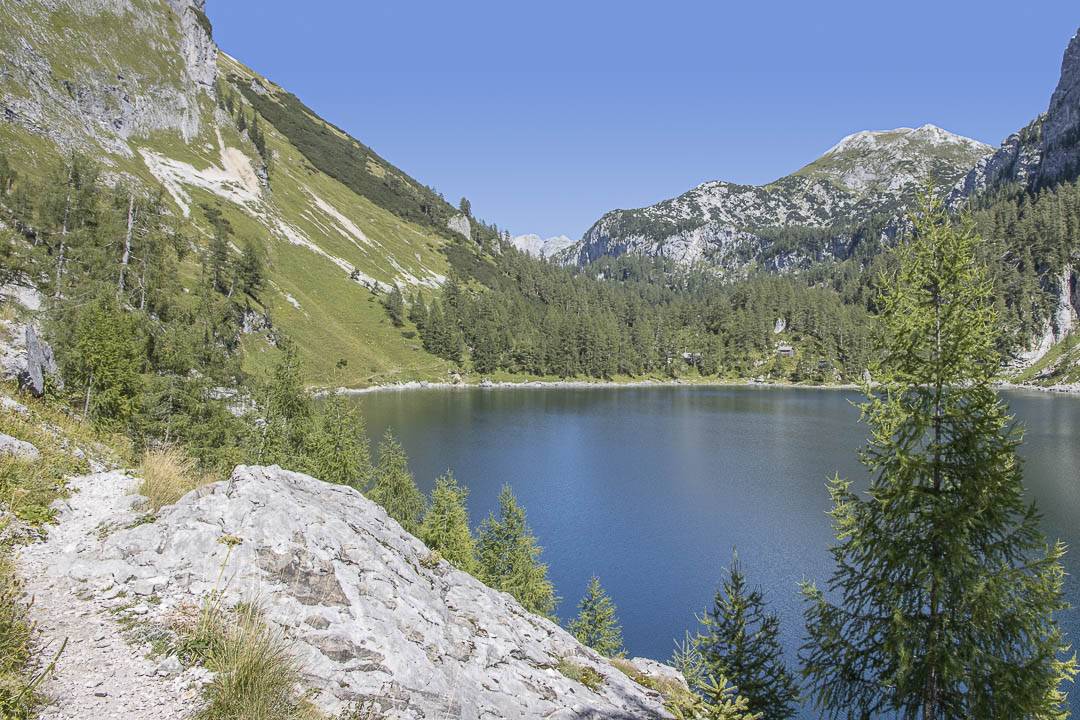 Vorderer Lahngangsee mit Elm 2129m