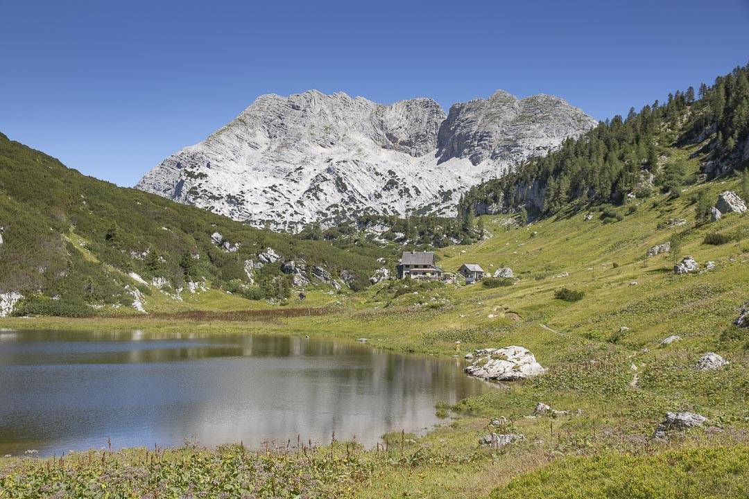 Elmsee mit Pühringerhütte