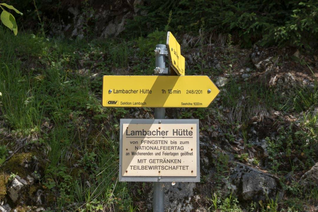 Wanderung auf den Sandling 1717m