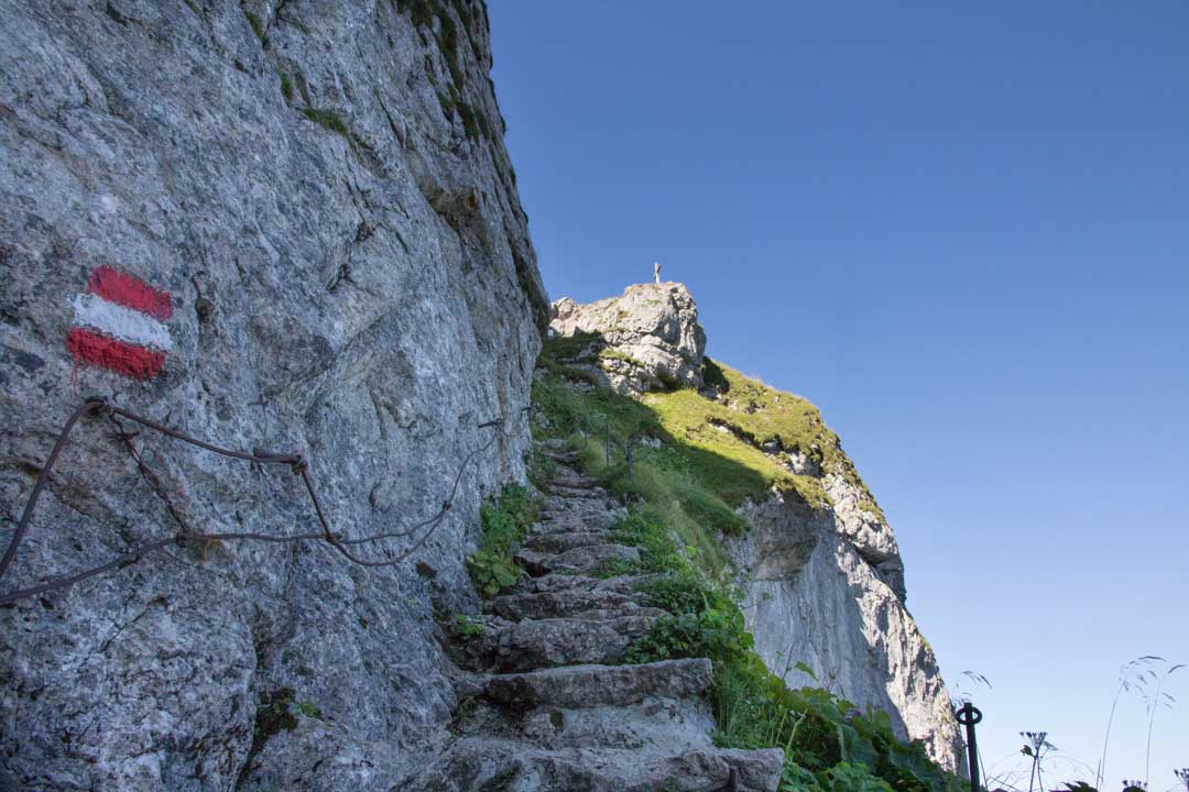 Wanderung Zum Schafberg über Himmelspforte und Abstieg über Purtschellersteig